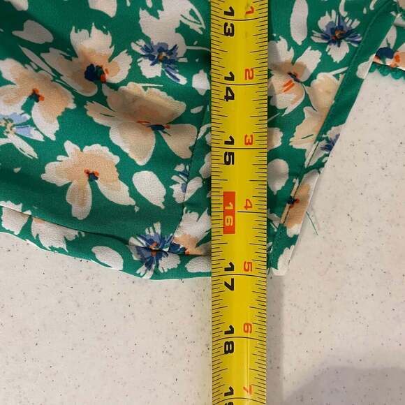 Jessica Simpson Womens Green Floral Sleeveless Maxi Dress with Back Tie Sm - Picture 7 of 9